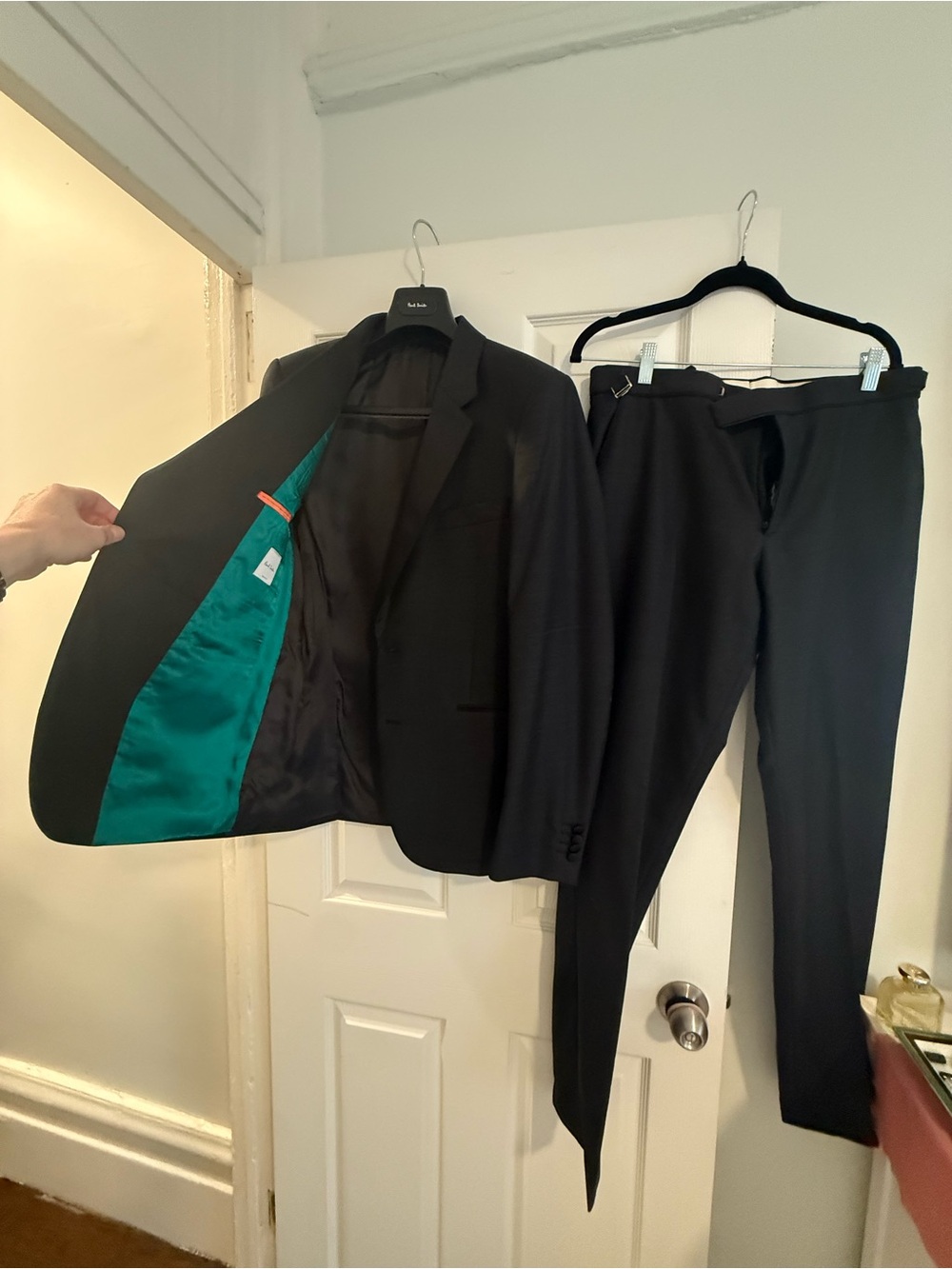 Paul Smith Black Tuxedo Jacket & Pants. For Slim ~6foot man